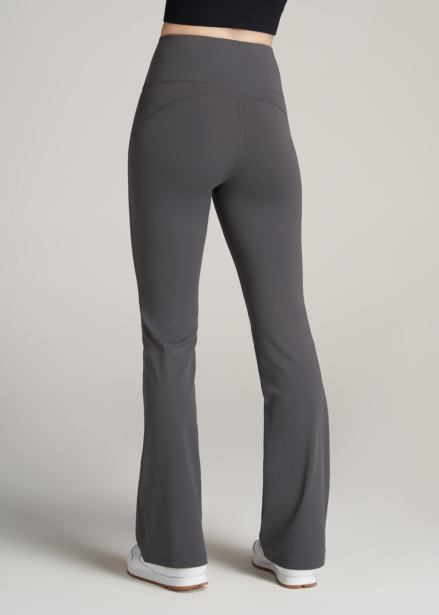 AT Balance Tall Women's Flare Yoga Pants in Charcoal Product Image