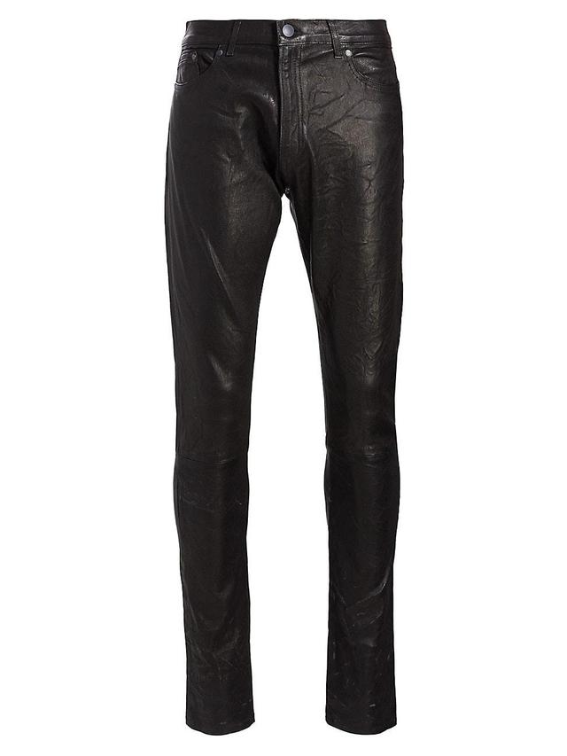 Mens Leather Slim-Fit Cast 2 Jeans Product Image