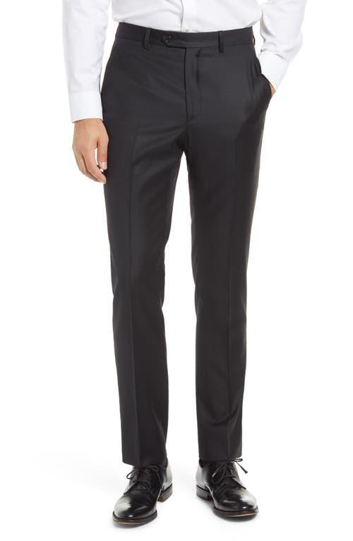 Santorelli Loro Piana Modern Fit Flat Front Dress Pants Product Image