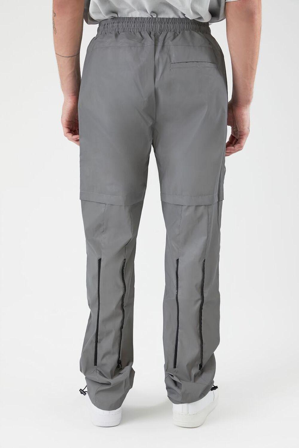 Reflective Iridescent Slim-Fit Pants | Forever 21 Product Image