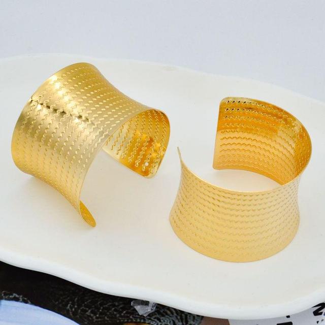 Textured Alloy Open Bangle (Various Designs) Product Image