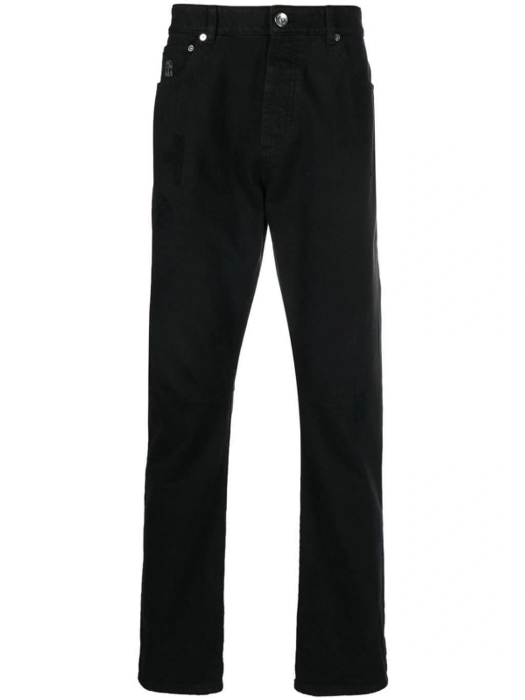 BRUNELLO CUCINELLI Straight-leg Jeans In Black Product Image