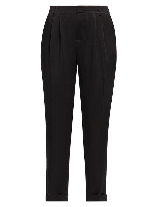 Womens Madelyn Cropped Satin Pants Product Image