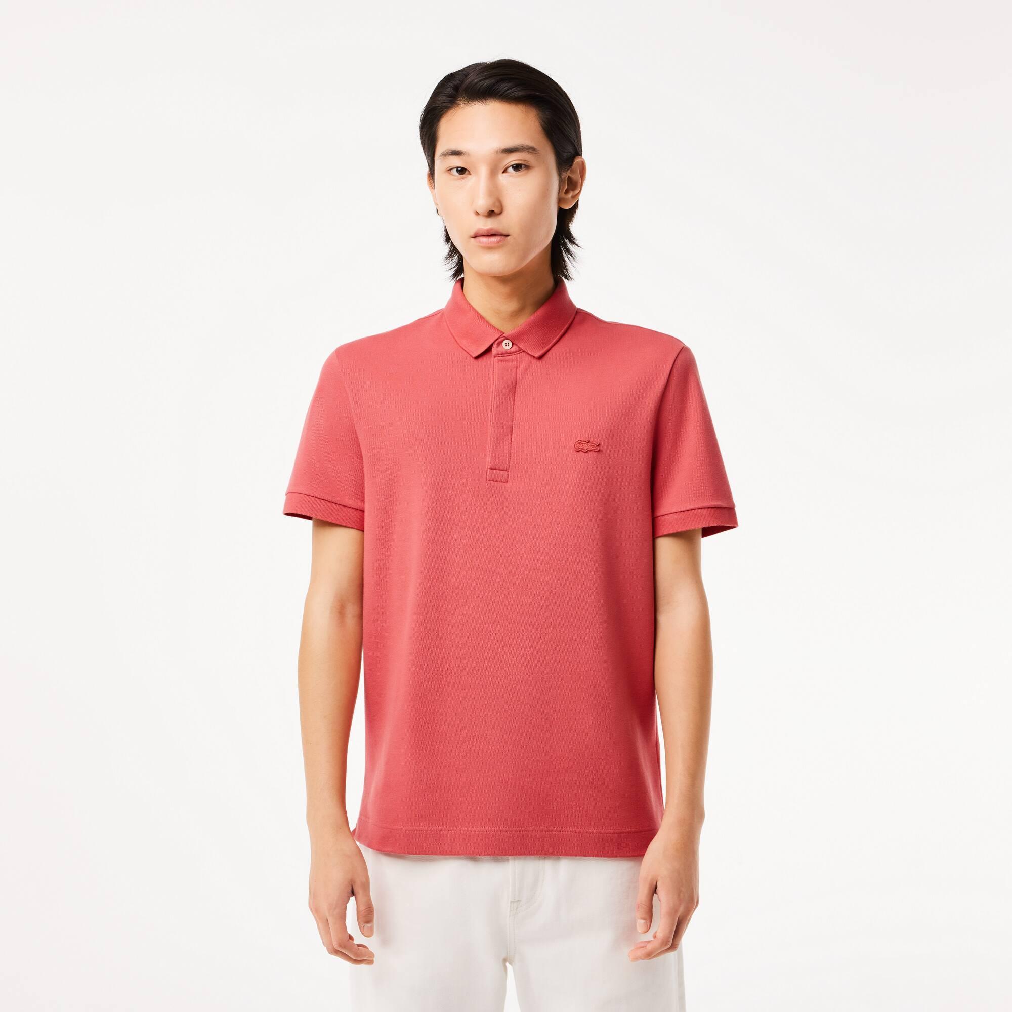 Men's Regular Fit Paris Stretch Piqué Polo Product Image