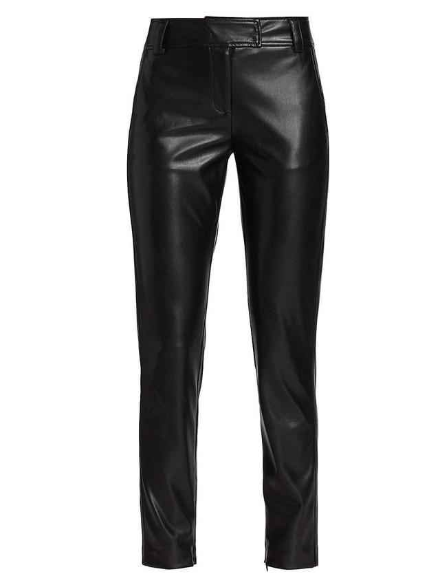 Womens Alexandra Vegan Leather Pants Product Image