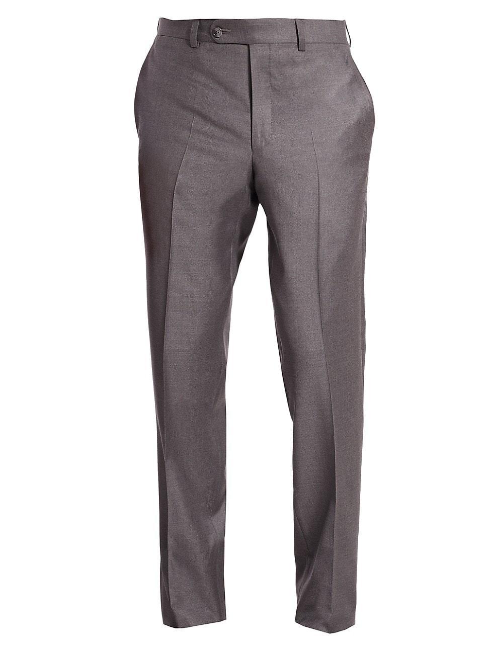 Mens COLLECTION Wool Dress Pants Product Image