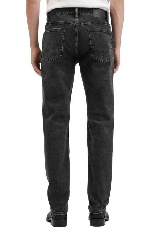 ALLSAINTS Iggy Slim Fit Stretch Denim Jeans In Washed Black Product Image