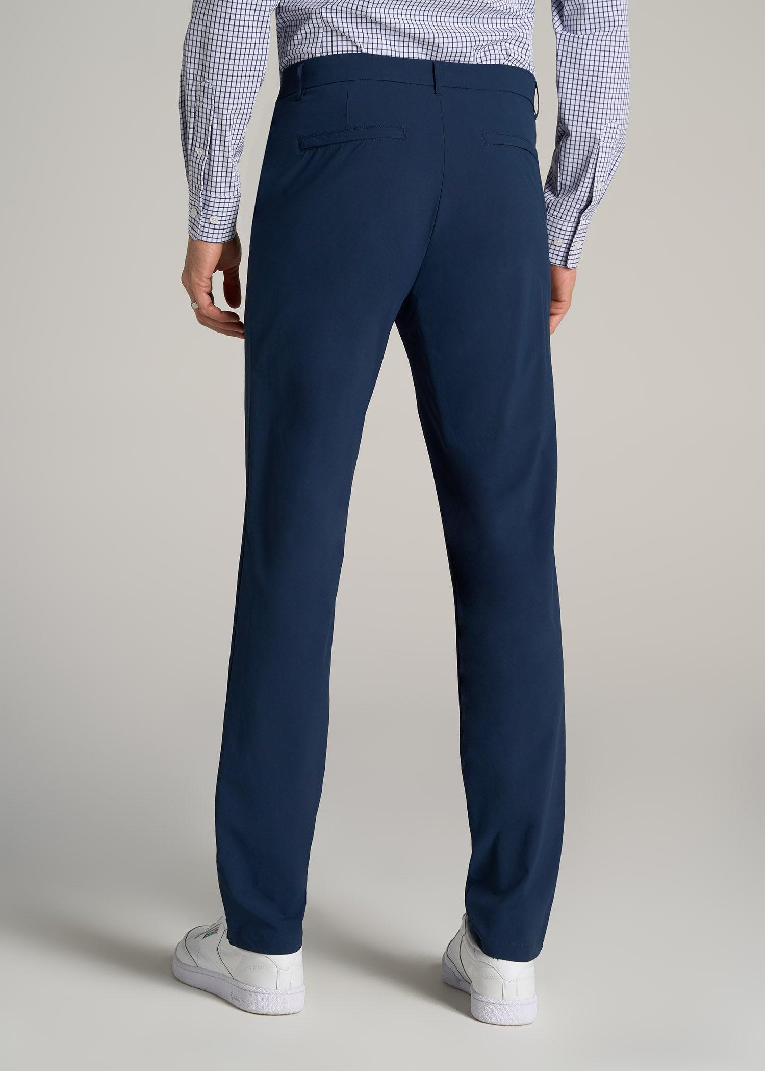 Performance Chino Pants for Tall Men in Marine Navy Product Image