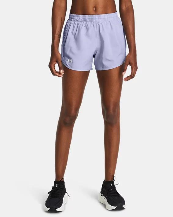 Plus Size Under Armour Fly-By Shorts, Womens Product Image