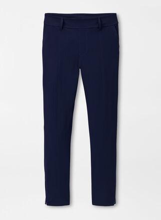 Peter Millar Womens Bingham High Stretch Ankle Pant | Color: Navy | Size: XS Product Image