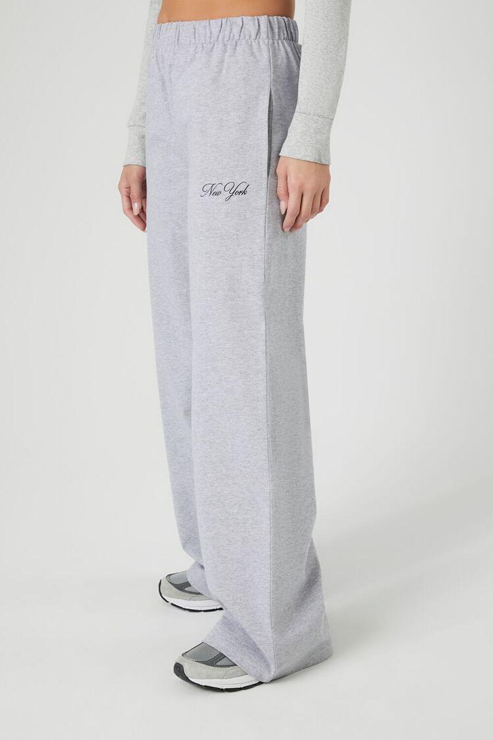 Fleece New York Graphic Pants | Forever 21 Product Image