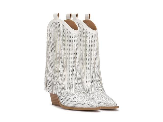 Jessica Simpson Paredisa Rhinestone Fringe Western Cowboy Booties Product Image