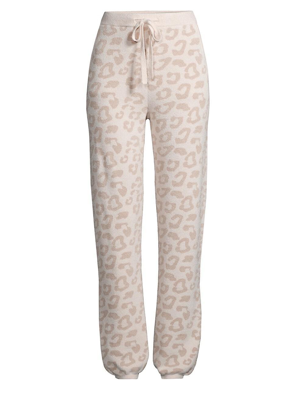 Barefoot Dreams Leopard Jacquard Family Matching Coordinating Ankle Length Track Pants Product Image