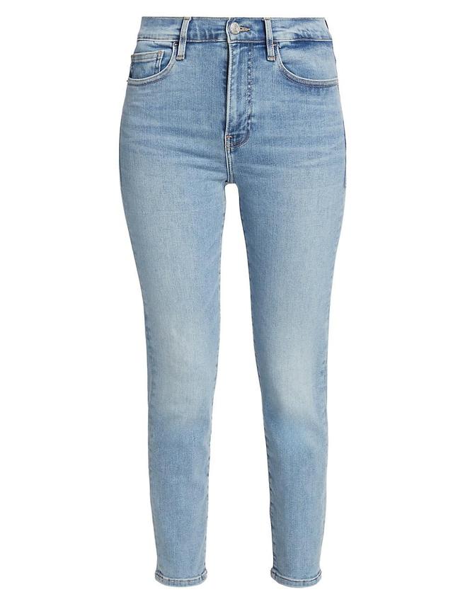 FRAME Le High Ankle Crop Skinny Jeans Product Image