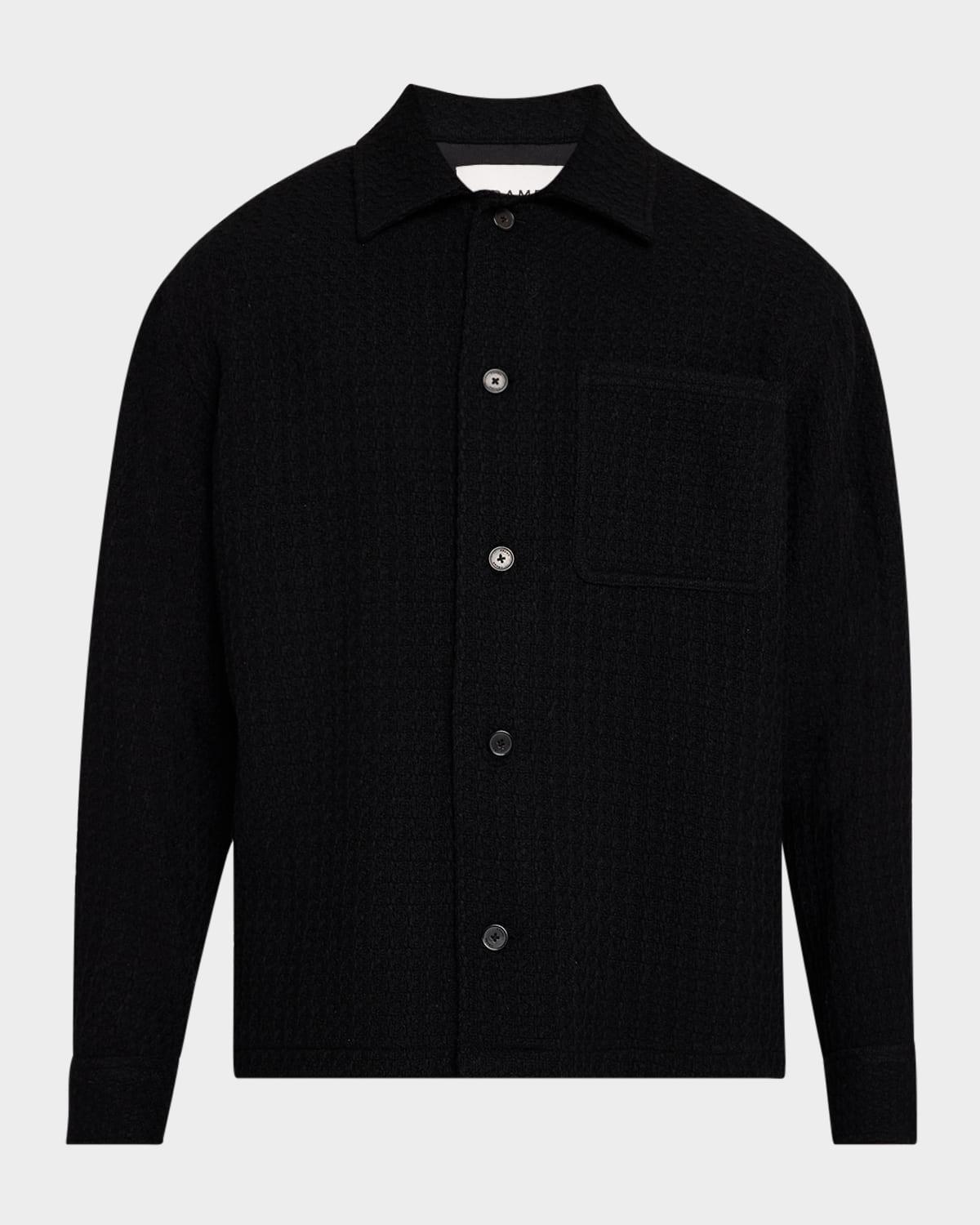 Mens Textured Shirt Jacket Product Image