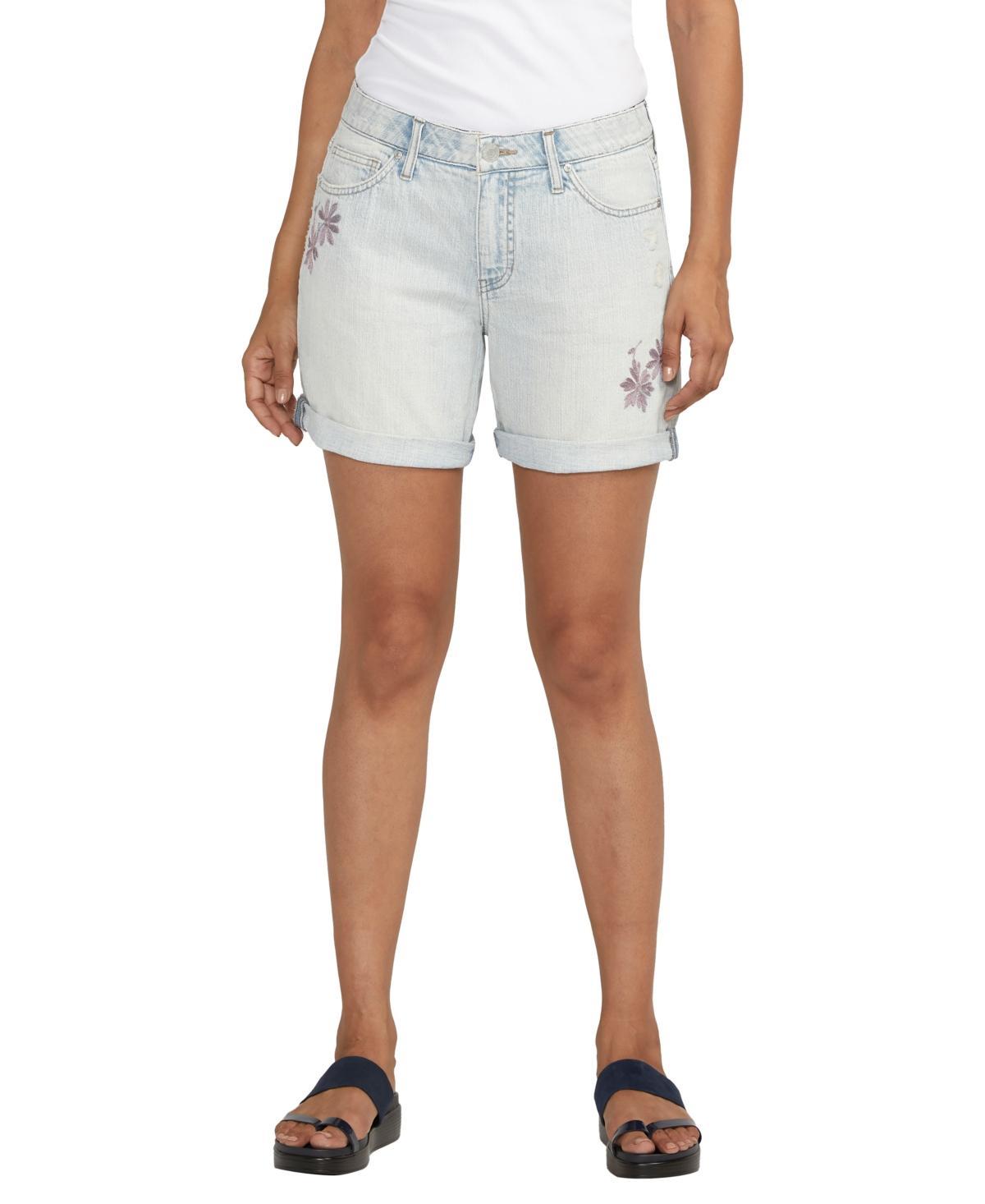 Jag Womens Alex Mid Rise Boyfriend Shorts Product Image