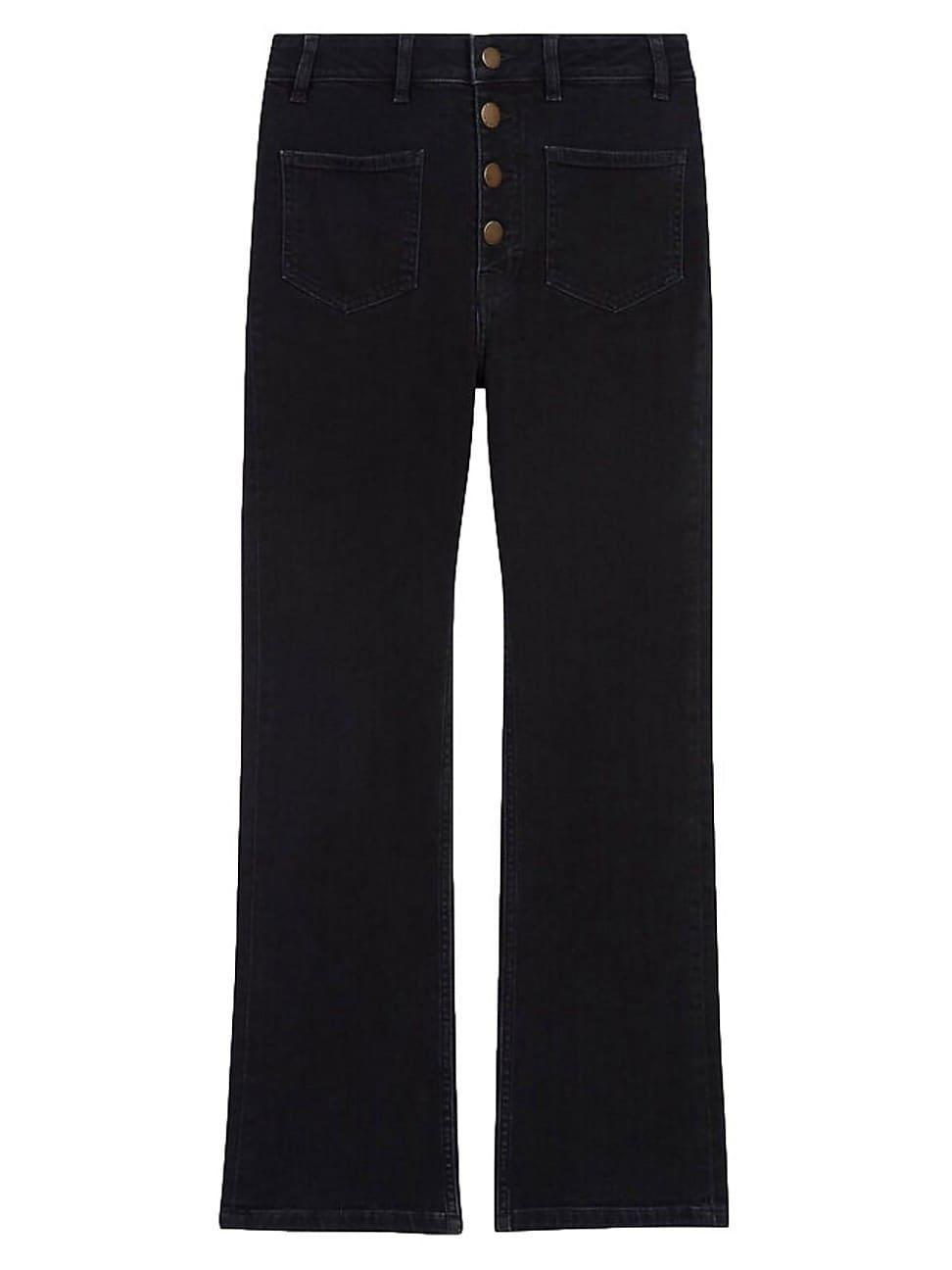 maje Passion Exposed Button Fly Ankle Jeans product image