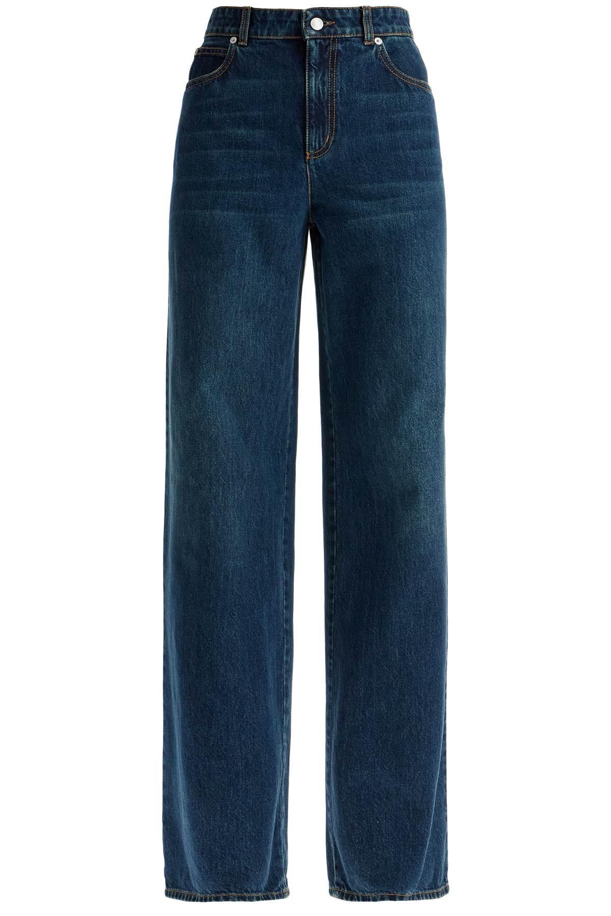 ALEXANDER MCQUEEN Jeans Wide Leg In Blue Product Image