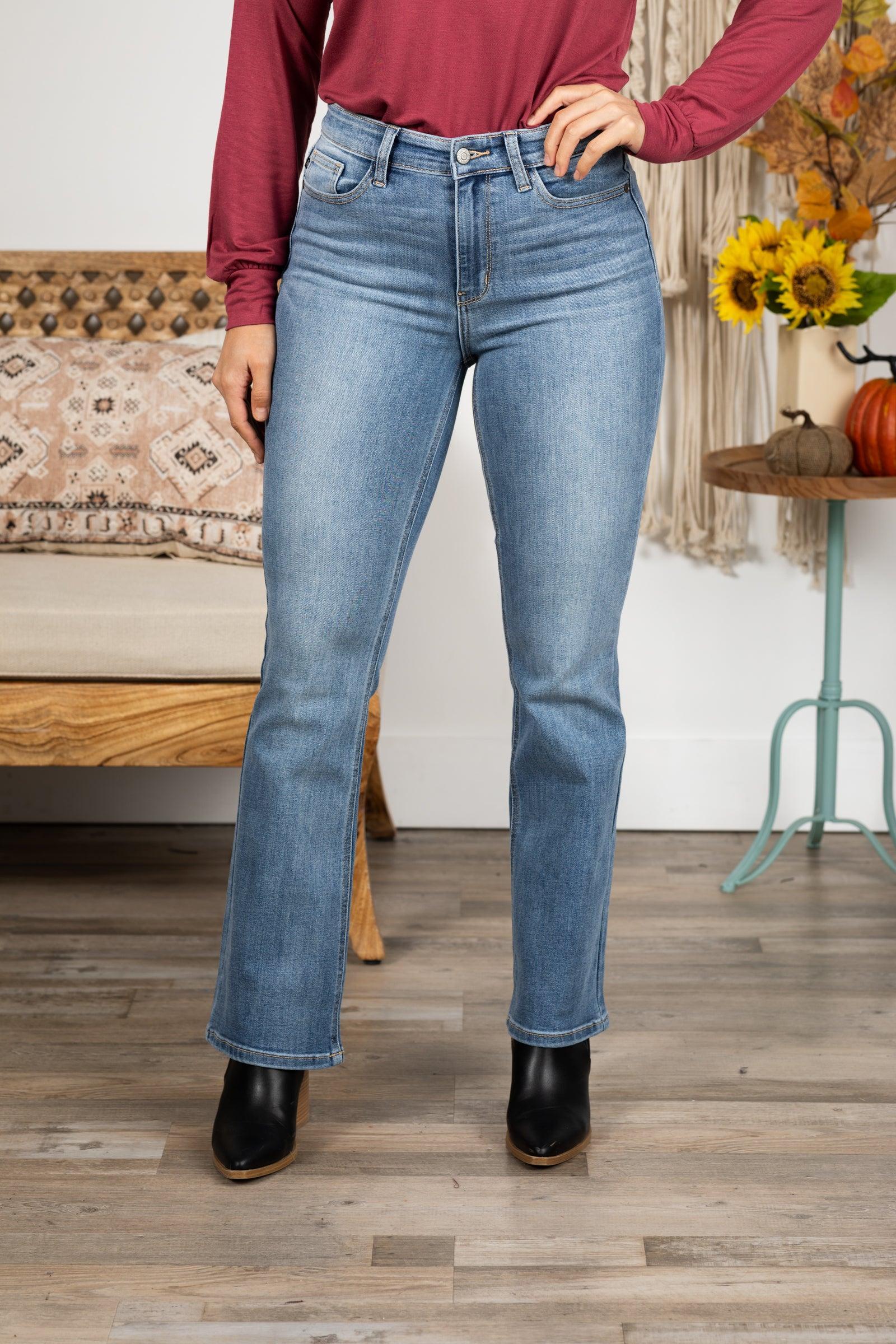 Judy Blue Medium Wash Core Bootcut Jeans Product Image