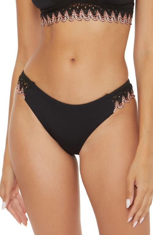 Becca Layla Crochet Trim Bikini Bottoms Product Image