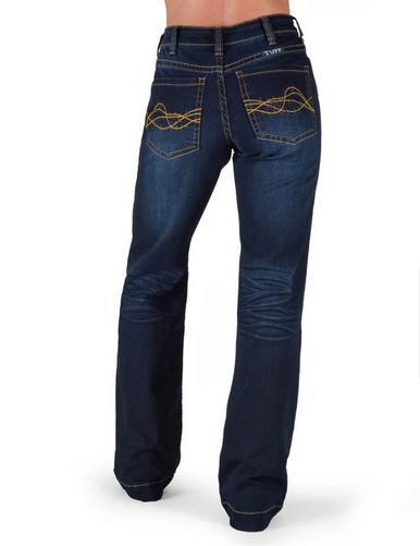 Cowgirl Tuff® Ladies' Platinum Boot Cut Jeans Product Image