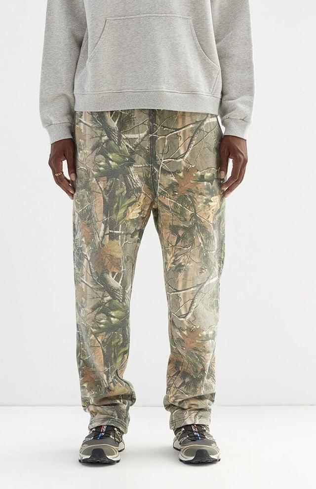 Men's Camo Straight Leg Sweatpants Product Image