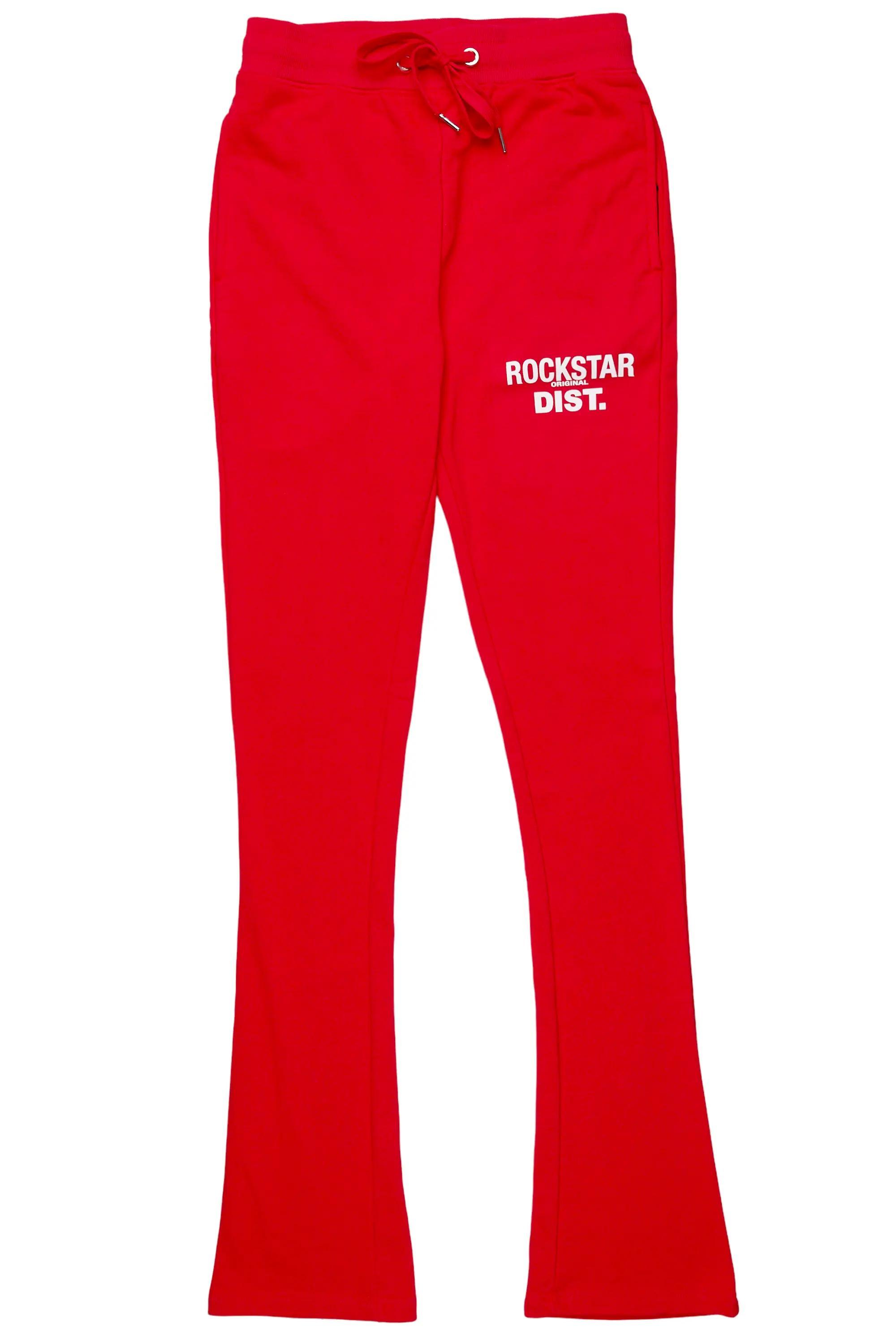 Alpine Red Stacked Flare Pant Male Product Image