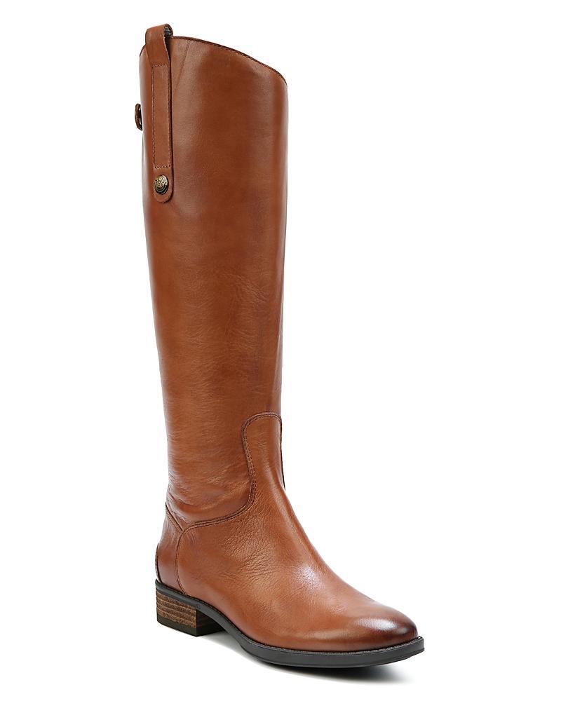 Womens Penny Leather Riding Boots Product Image