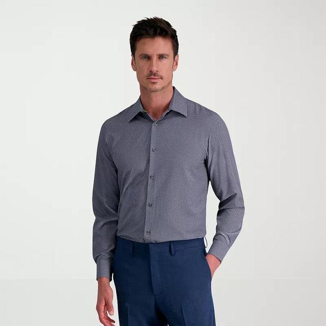 Mens Haggar Smart Wash Slim Fit Wrinkle Free Dress Shirt Product Image