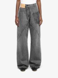 TWISTED WORKWEAR DENIM JEANS in grey | JW Anderson US  Product Image