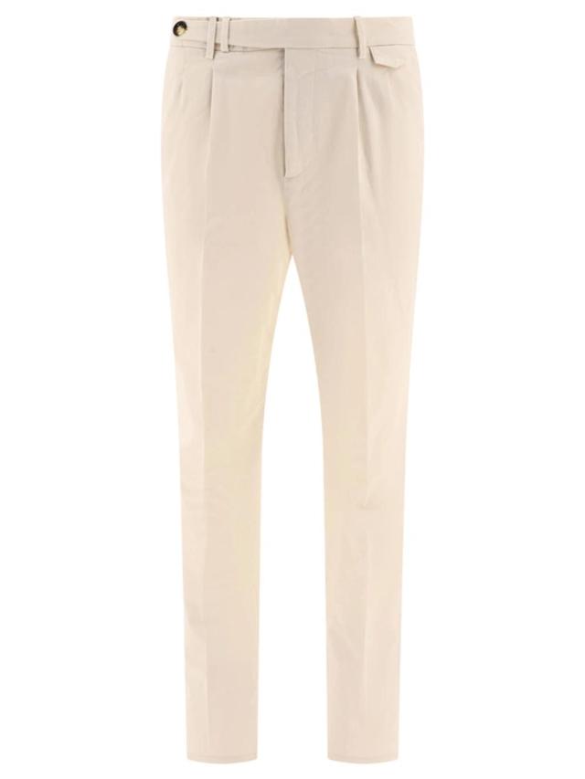 Leisure Fit Trousers In White Product Image