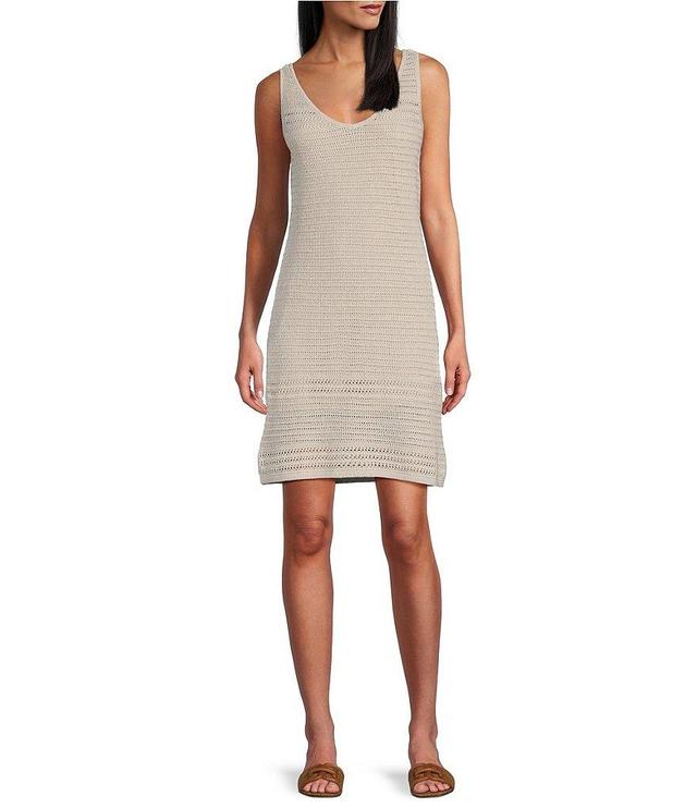 Tommy Bahama V-Neck Sleeveless Sheath Dress Product Image