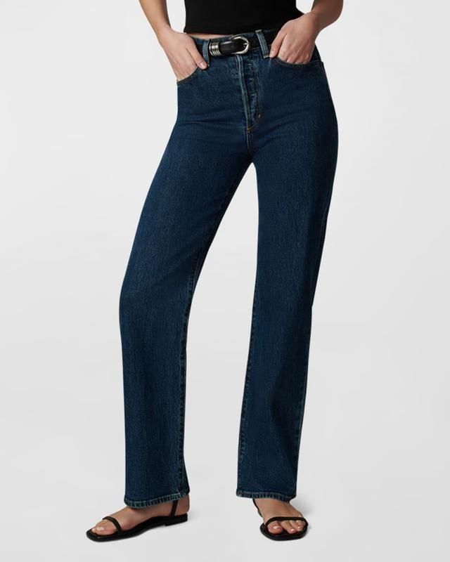 The Margot High-Rise Straight Jeans Product Image