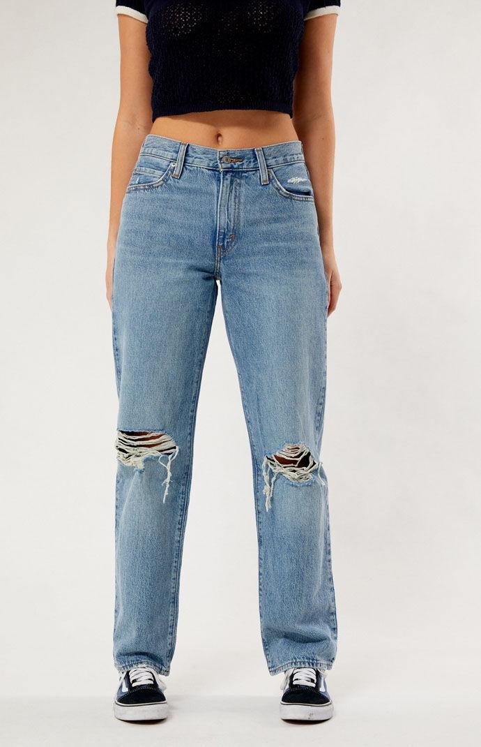 Levis Womens Ripped 94 Baggy Jeans - Product Image