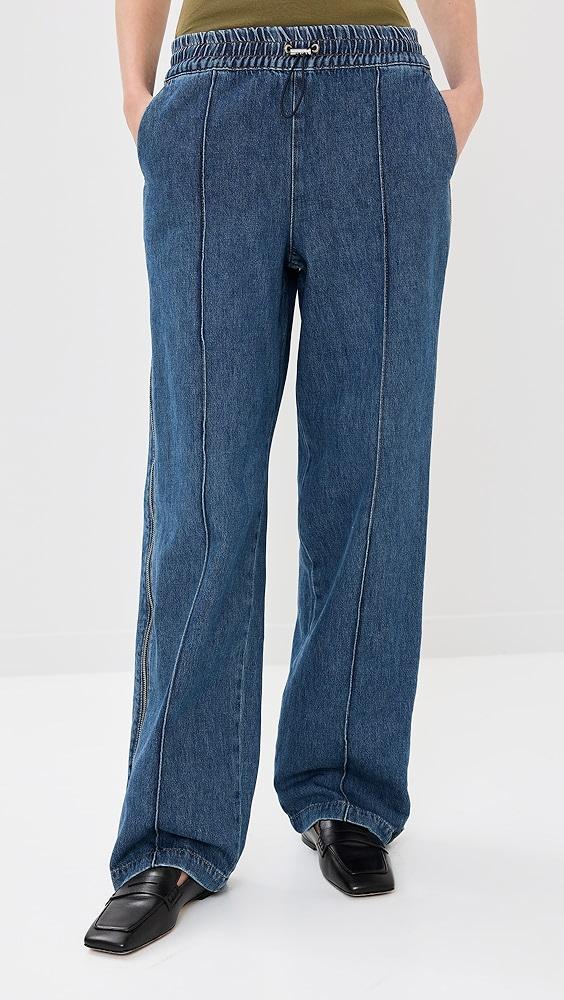 SIMKHAI Mila Side Gusset Jeans | Shopbop Product Image