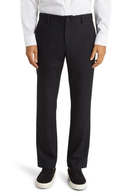 Vince Flat Front Wool Blend Flannel Pants Product Image