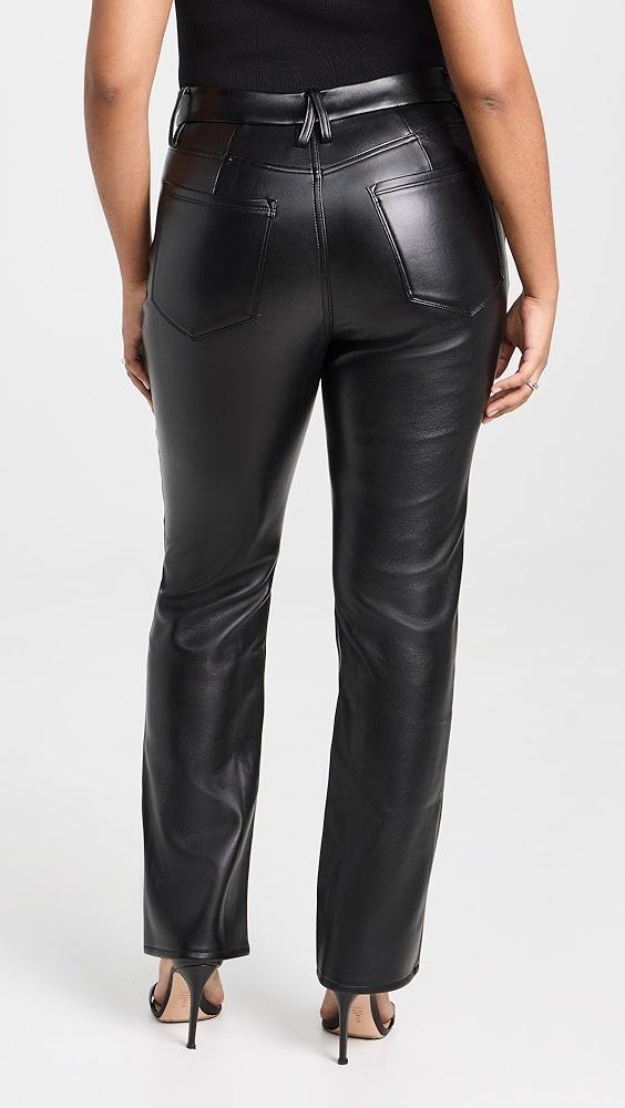 Good American Leather Good Icon Jeans | Shopbop Product Image