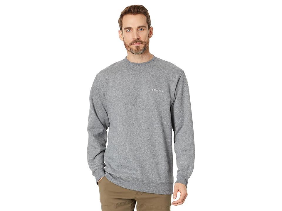 Mens Columbia Hart Mountain II Crewneck Pullover Blue Product Image