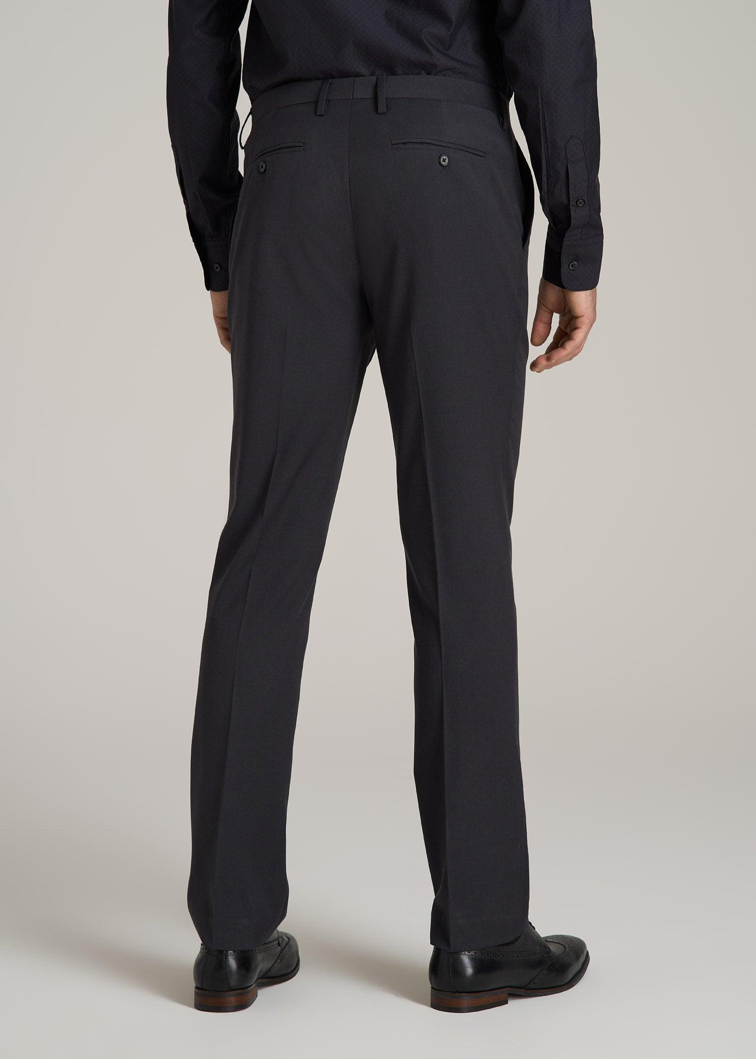 Suit Trousers for Tall Men in Mid Grey Male Product Image