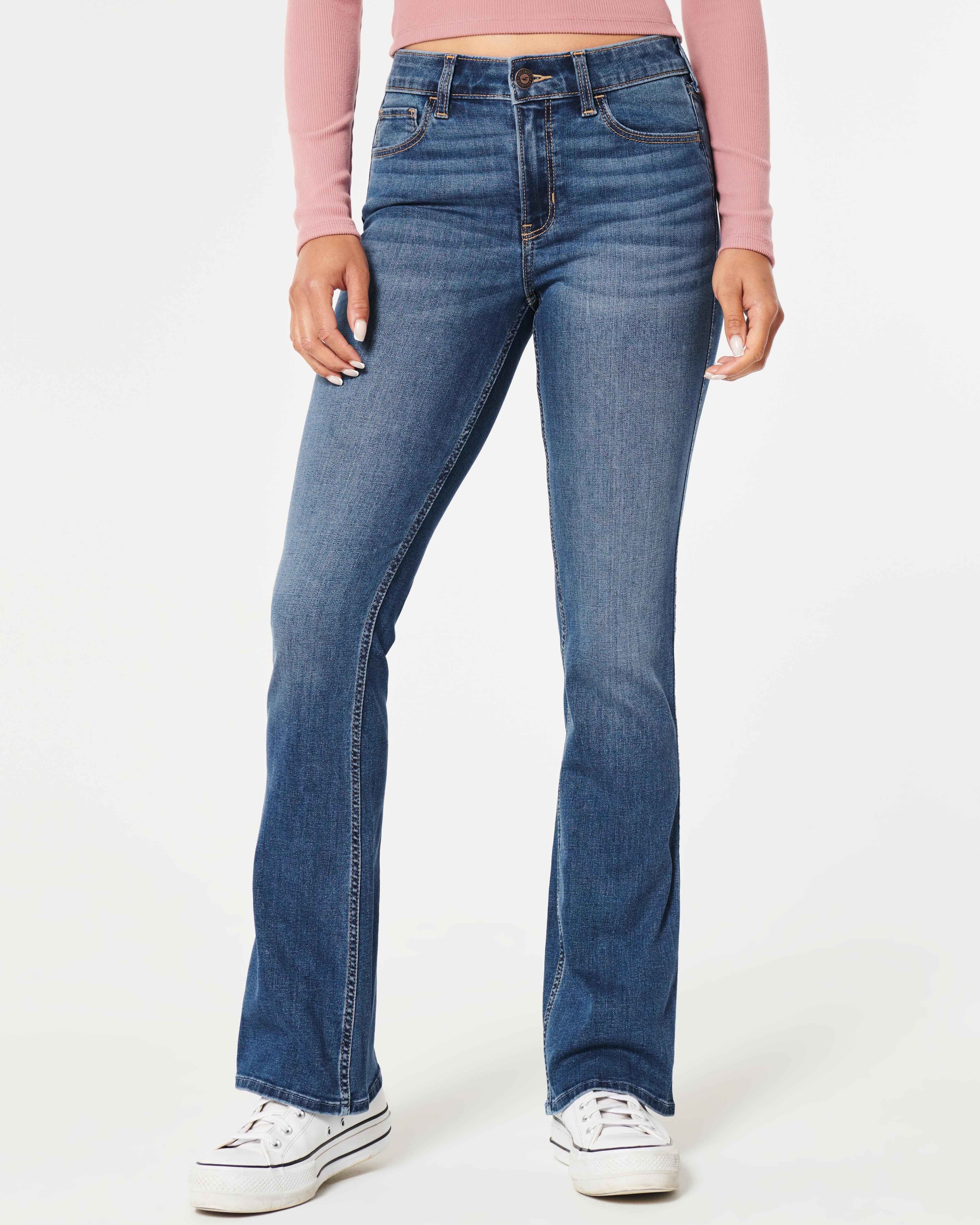 Mid-Rise Medium Wash Boot Jeans Product Image