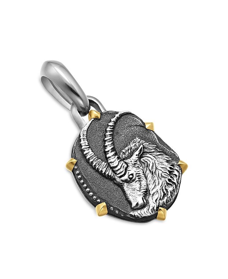 David Yurman Sterling Silver & 18K Yellow Gold Zodiac Sagittarius Amulet Enhancer Product Image