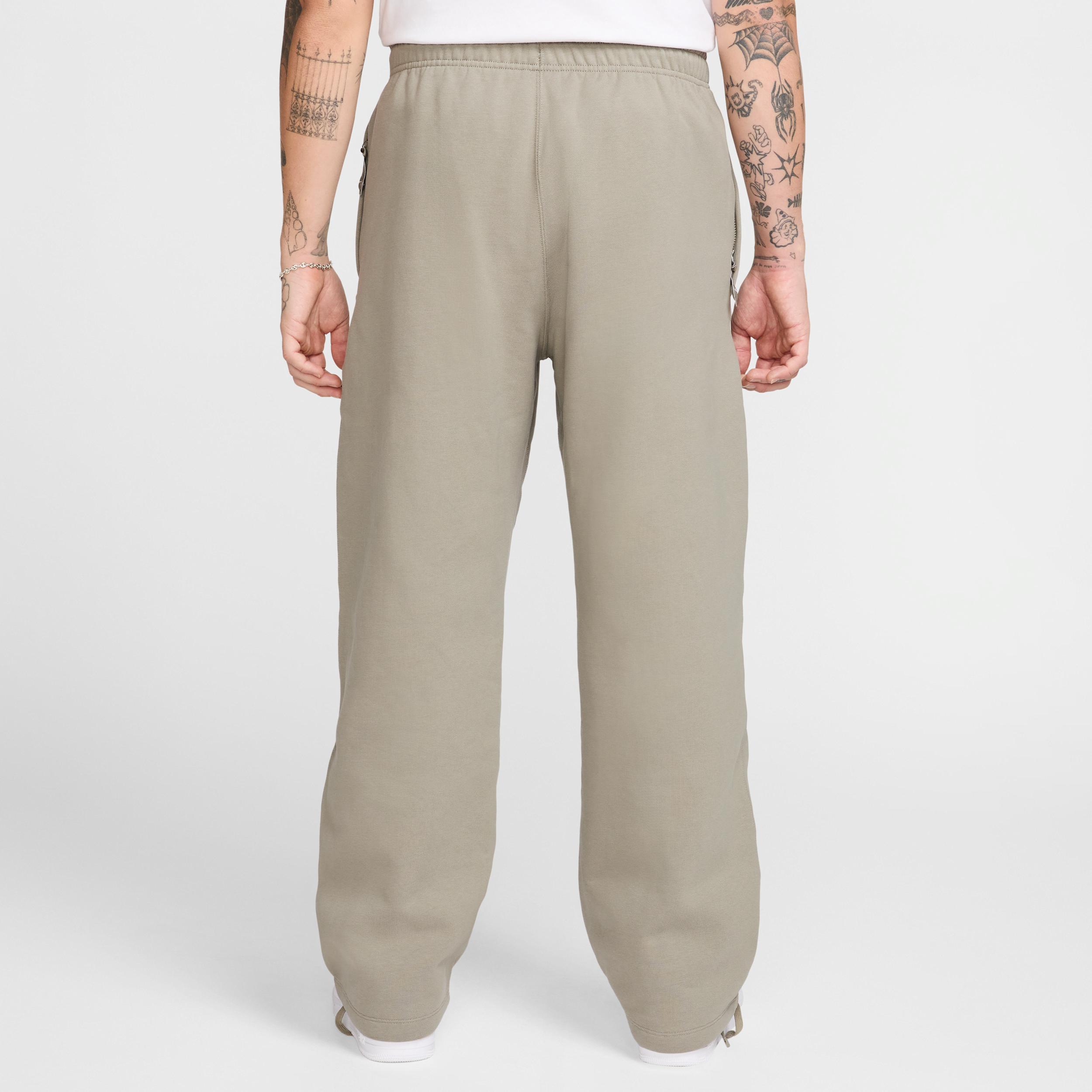 Nike Men's Solo Swoosh Open-Hem Fleece Pants Product Image