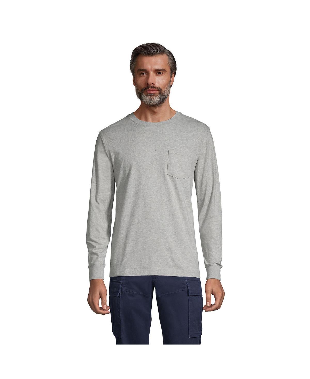 Mens Lands End Super-T Pocket Tee Product Image