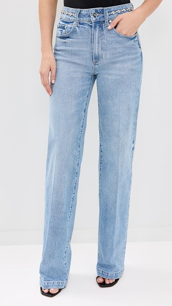 PAIGE Sasha Wide Leg Jeans | Shopbop Product Image