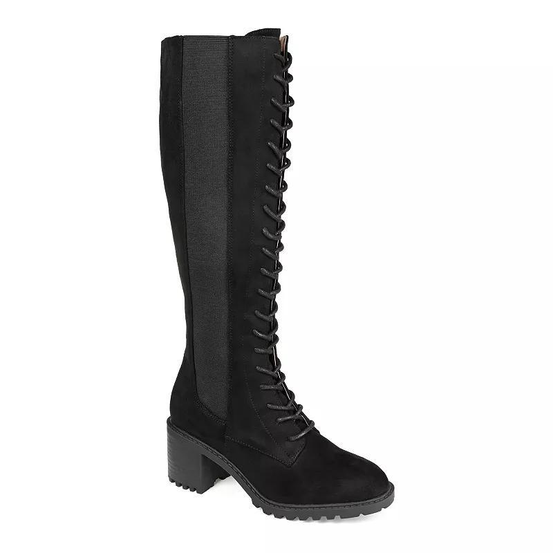 Journee Collection Jennica Womens Knee High Combat Boots Product Image