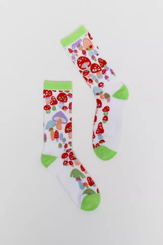 Sock Candy Mushroom Forest Tennis Sock Product Image