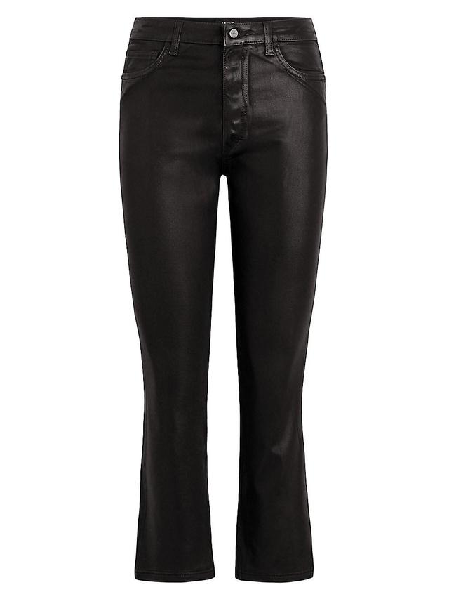 Joes Jeans The Callie Coated Bootcut Jeans Black 27 Product Image