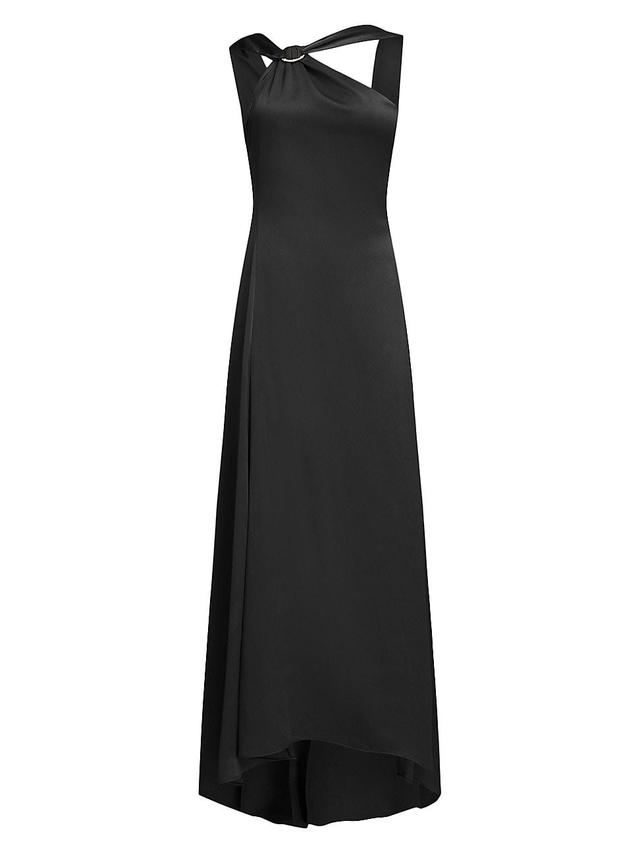 Womens Genevieve Satin Gown Product Image