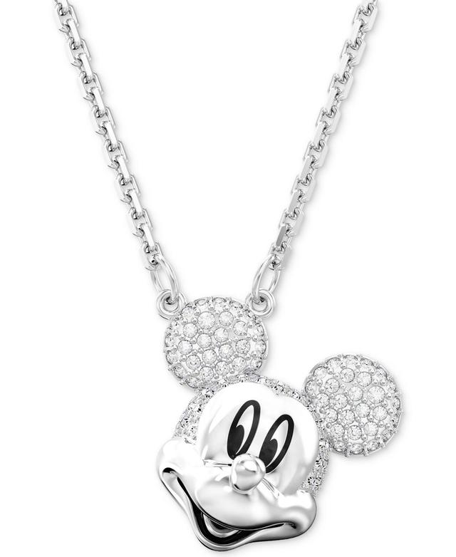 Swarovski Disney Mickey Mouse Silver-Tone Crystal Pendant Necklace, 19-1/4 Product Image