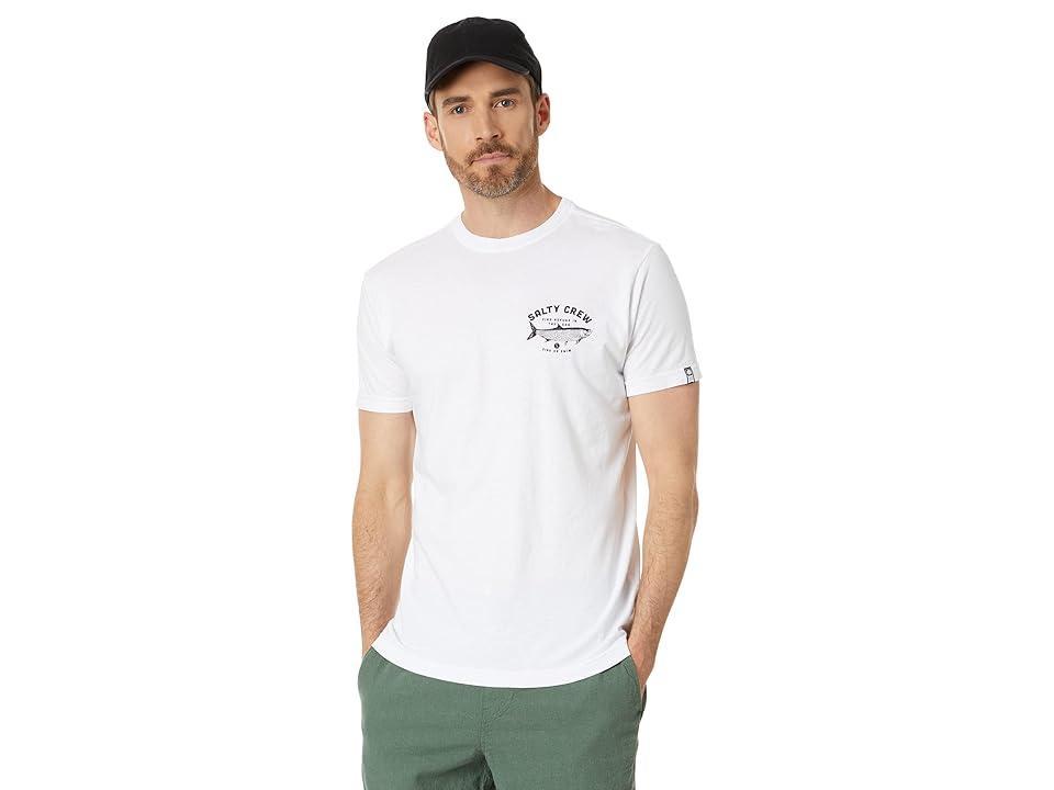 Salty Crew Tarpon Short Sleeve Tee (White) Men's Clothing Product Image